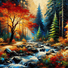 Load image into Gallery viewer, Diamond Painting - Full Square - Autumn maple forest (50*50CM)
