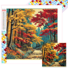 Load image into Gallery viewer, Diamond Painting - Full Square - Autumn maple forest (50*50CM)
