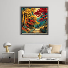 Load image into Gallery viewer, Diamond Painting - Full Square - Autumn maple forest (50*50CM)
