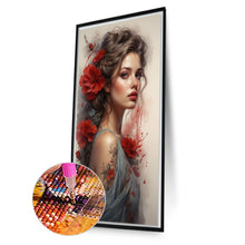 Load image into Gallery viewer, Diamond Painting - Full Square - Flower girl (40*70CM)
