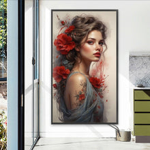 Load image into Gallery viewer, Diamond Painting - Full Square - Flower girl (40*70CM)
