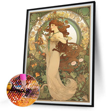 Load image into Gallery viewer, Diamond Painting - Full Round - Plant and girl (30*40CM)
