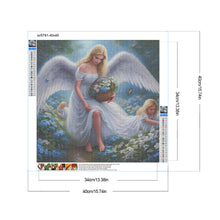 Load image into Gallery viewer, Diamond Painting - Full Round - Angel girl (40*40CM)
