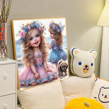 Load image into Gallery viewer, Diamond Painting - Full Round - Angel girl (40*40CM)
