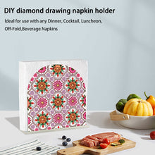 Load image into Gallery viewer, Acrylic Mandala Aesthetic Table Top Diamond Painting Napkin Holder for Beginners
