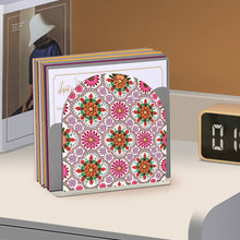 Load image into Gallery viewer, Acrylic Mandala Aesthetic Table Top Diamond Painting Napkin Holder for Beginners
