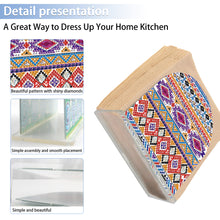 Load image into Gallery viewer, Acrylic Mandala Aesthetic Table Top Diamond Painting Napkin Holder for Beginners

