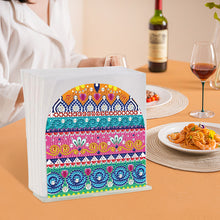 Load image into Gallery viewer, Acrylic Mandala Aesthetic Table Top Diamond Painting Napkin Holder for Beginners
