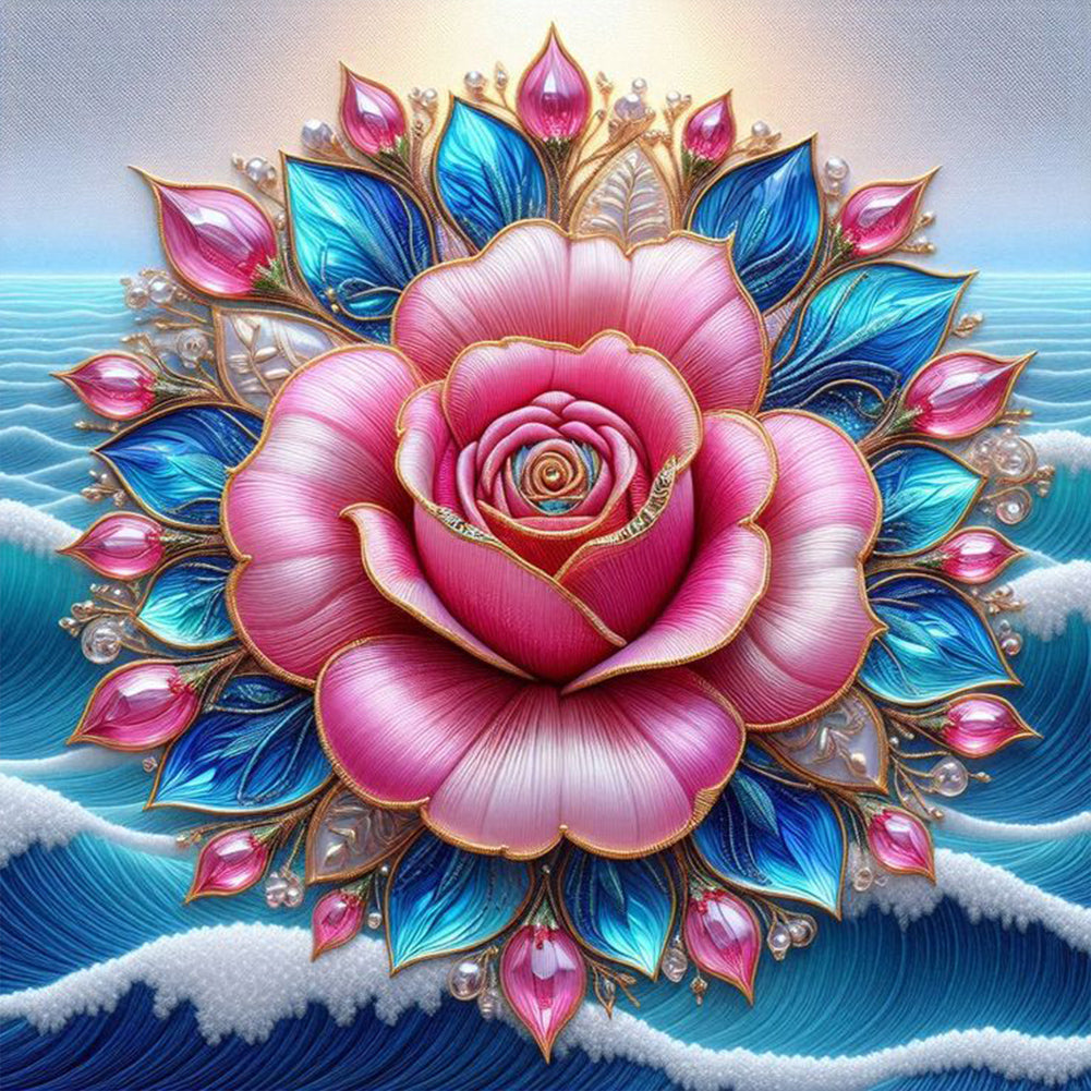 Diamond Painting - Full Round - Crystal flower (40*40CM)