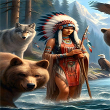 Load image into Gallery viewer, Diamond Painting - Full Round - Indian (30*40CM)
