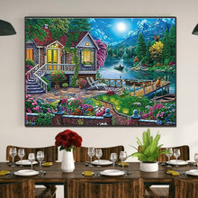 Load image into Gallery viewer, Diamond Painting - Full Round - Outdoor house (70*50CM)
