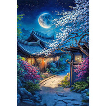 Load image into Gallery viewer, Diamond Painting - Full Round - Village under the moonlight (50*70CM)
