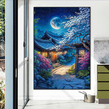 Load image into Gallery viewer, Diamond Painting - Full Round - Village under the moonlight (50*70CM)
