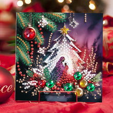 Load image into Gallery viewer, 6Pcs Christmas DIY Diamond Painting Card Diamond Daily Wish Card for Adults Kids
