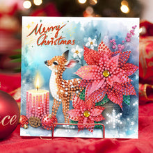 Load image into Gallery viewer, 6Pcs Christmas DIY Diamond Painting Card Diamond Daily Wish Card for Adults Kids
