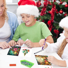 Load image into Gallery viewer, 6Pcs Christmas DIY Diamond Painting Card Diamond Daily Wish Card for Adults Kids
