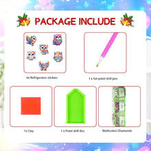 Load image into Gallery viewer, 6Pcs Diamond Painting Fridge Magnet Ghost Fridge Stickers for Fridge Whiteboards
