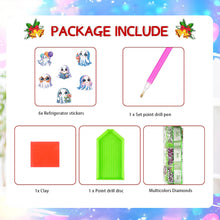 Load image into Gallery viewer, 6Pcs Diamond Painting Fridge Magnet Ghost Fridge Stickers for Fridge Whiteboards
