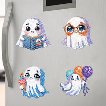 Load image into Gallery viewer, 6Pcs Diamond Painting Fridge Magnet Ghost Fridge Stickers for Fridge Whiteboards

