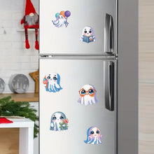 Load image into Gallery viewer, 6Pcs Diamond Painting Fridge Magnet Ghost Fridge Stickers for Fridge Whiteboards
