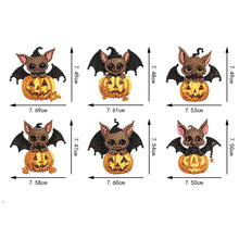 Load image into Gallery viewer, 6Pcs Diamond Painting Fridge Magnet Ghost Fridge Stickers for Fridge Whiteboards
