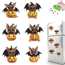 Load image into Gallery viewer, 6Pcs Diamond Painting Fridge Magnet Ghost Fridge Stickers for Fridge Whiteboards
