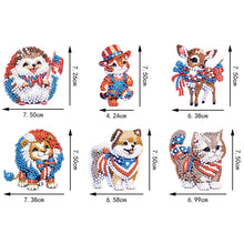 Load image into Gallery viewer, 6Pcs Diamond Painting Fridge Magnet Ghost Fridge Stickers for Fridge Whiteboards
