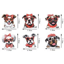 Load image into Gallery viewer, 6Pcs Diamond Painting Fridge Magnet Ghost Fridge Stickers for Fridge Whiteboards
