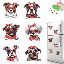 Load image into Gallery viewer, 6Pcs Diamond Painting Fridge Magnet Ghost Fridge Stickers for Fridge Whiteboards
