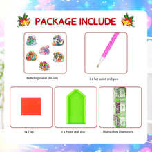 Load image into Gallery viewer, 6Pcs Diamond Painting Fridge Magnet Ghost Fridge Stickers for Fridge Whiteboards
