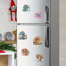 Load image into Gallery viewer, 6Pcs Diamond Painting Fridge Magnet Ghost Fridge Stickers for Fridge Whiteboards

