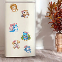 Load image into Gallery viewer, 6Pcs Diamond Painting Fridge Magnet Ghost Fridge Stickers for Fridge Whiteboards
