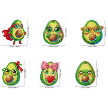 Load image into Gallery viewer, 6Pcs Diamond Painting Fridge Magnet Ghost Fridge Stickers for Fridge Whiteboards
