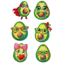 Load image into Gallery viewer, 6Pcs Diamond Painting Fridge Magnet Ghost Fridge Stickers for Fridge Whiteboards
