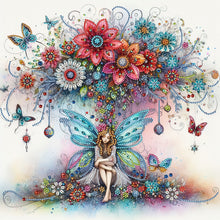 Load image into Gallery viewer, Diamond Painting - Partial Special Shaped - Flower fairy (40*40CM)
