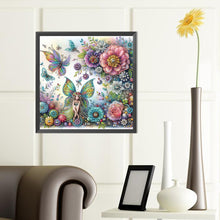 Load image into Gallery viewer, Diamond Painting - Partial Special Shaped - Flower fairy (40*40CM)
