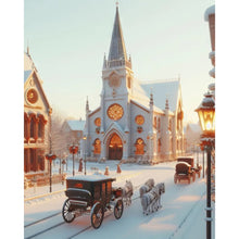 Load image into Gallery viewer, AB Diamond Painting - Full Round - Winter town (40*50CM)
