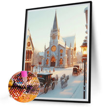 Load image into Gallery viewer, AB Diamond Painting - Full Round - Winter town (40*50CM)

