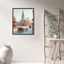 Load image into Gallery viewer, AB Diamond Painting - Full Round - Winter town (40*50CM)
