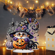 Load image into Gallery viewer, Acrylic Halloween Goblin Table Top Diamond Painting Ornament Kits for Art Crafts
