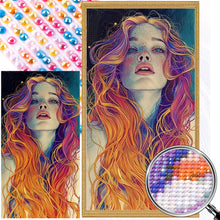 Load image into Gallery viewer, AB Diamond Painting - Full Round - Redhead (40*75CM)
