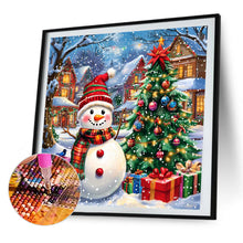Load image into Gallery viewer, AB Diamond Painting - Full Round - Christmas snowman Christmas tree (40*40CM)
