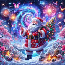 Load image into Gallery viewer, AB Diamond Painting - Full Round - Christmas Santa Claus (40*40CM)
