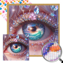 Load image into Gallery viewer, AB Diamond Painting - Full Round - Beach crystal eyes (40*40CM)
