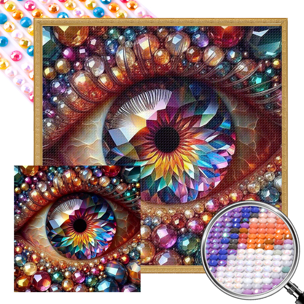 AB Diamond Painting - Full Round - Crystal eyes (40*40CM)