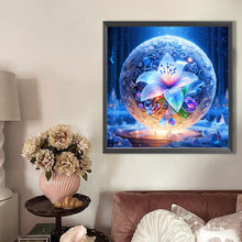 Load image into Gallery viewer, AB Diamond Painting - Full Round - Crystal ball lilies (40*40CM)
