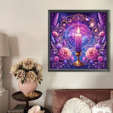 Load image into Gallery viewer, AB Diamond Painting - Full Round - Flower candles (40*40CM)
