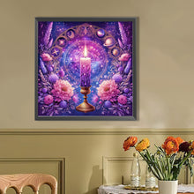 Load image into Gallery viewer, AB Diamond Painting - Full Round - Flower candles (40*40CM)
