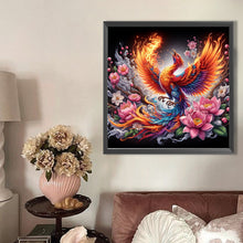 Load image into Gallery viewer, AB Diamond Painting - Full Round - Phoenix and flowers (40*40CM)
