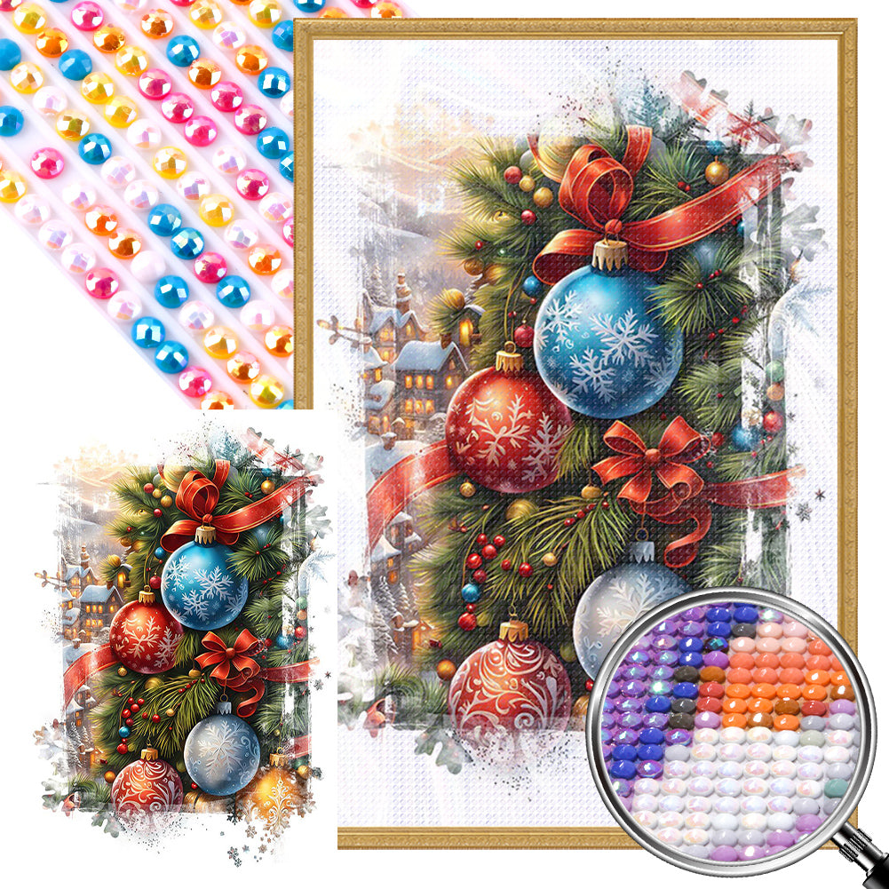AB Diamond Painting - Full Round - Christmas ornaments (40*60CM)